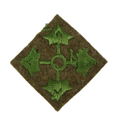 Insigne, 4th Infantry Division, feutre