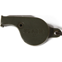 Whistle, Plastic, OD, US Army, L.P. 1943