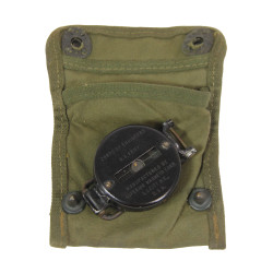 Compass, Marching, SUPERIOR MAGNETO CORP., with Impregnated Canvas Pouch