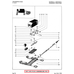 Key and Plug Assembly, No. 9, British