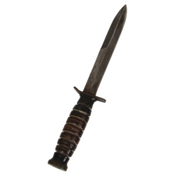 Knife, USM3, with leather Scabbard