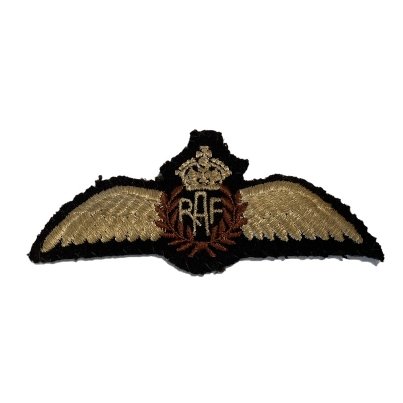 Brevet de pilote, Royal Air Force, padded