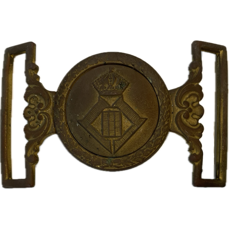 Buckle, Belt, Officer, Belgian Army