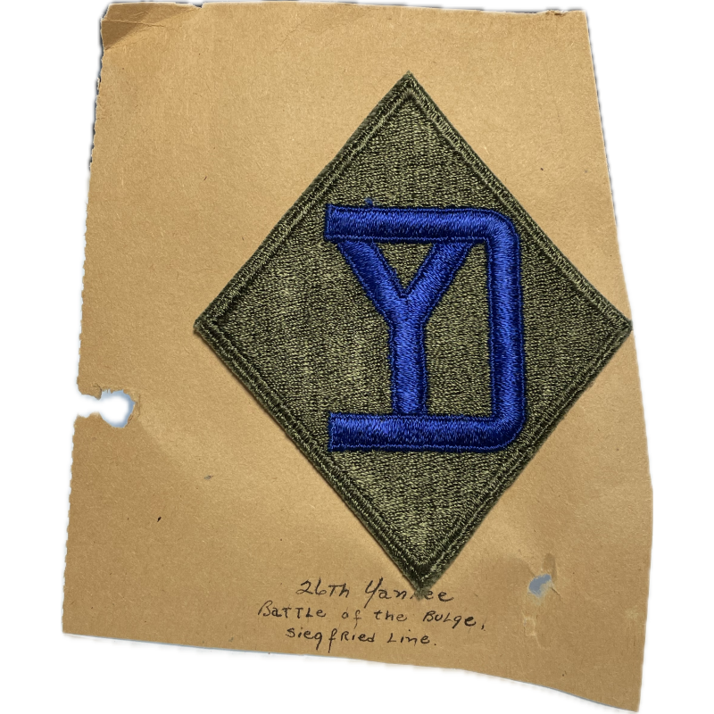 Insigne, 26th Infantry Division, Utah Beach, Metz, Bataille des Ardennes, Bastogne