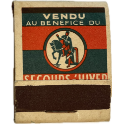 Matchbooks, Secours d'hiver, Belgian