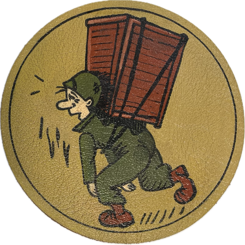 Insigne de poitrine, 86th Transport Squadron, 27th Transport Group, en cuir