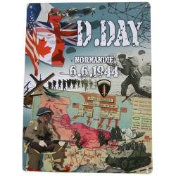 Tin, Sign, D-Day Normandie 6.6.1944