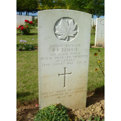 Remembrance Card, Sgt. Roland Dehase, The Black Watch (Royal Highland Regiment) of Canada, DOW August 28, 1944, Normandy