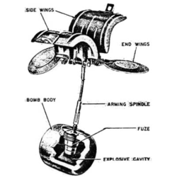 Shell, Bomb, Aerial, Fragmentation, German, SD 2 (Butterfly Bomb)