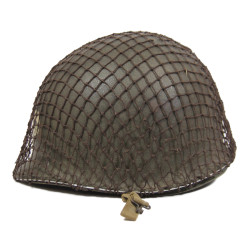 Helmet, M1, Fixed Loops, Westinghouse Liner, Green A Washers, Military Police