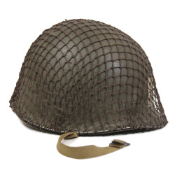 Helmet, M1, Fixed Loops, Westinghouse Liner, Green A Washers, Military Police