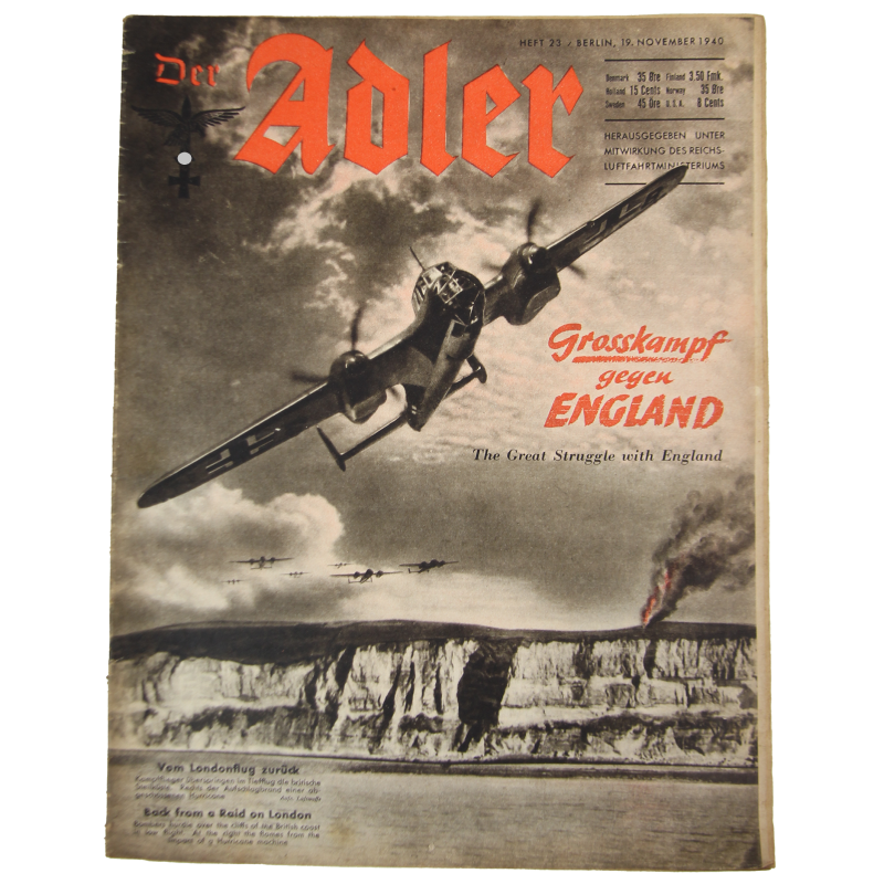 Magazine, Der Adler, 19 novembre 1940, bilingue