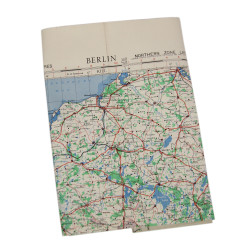 Carte alliée, Navigation Chart, RAF & USAAF, BERLIN, 1943