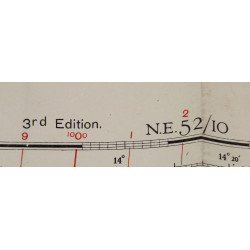 Carte alliée, Navigation Chart, RAF & USAAF, BERLIN, 1943