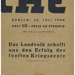 Magazine, Die Woche, July 26, 1944