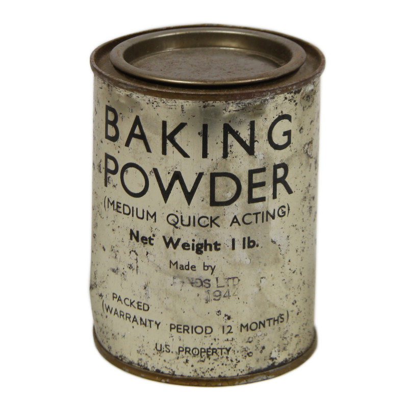 Box ration Metal, Baking Powder