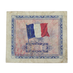 Billet d'invasion, 2 francs, 1944