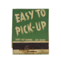 Matchbook, EASY TO PICK-UP V.D., Venerial Diseases