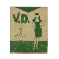 Pochette d'allumettes, EASY TO PICK-UP V.D., maladies vénériennes