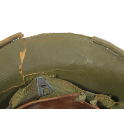 Casque M1, pattes fixes, liner HAWLEY, 2nd Lieutenant