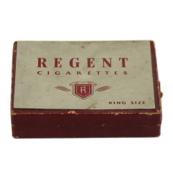 Paquet de cigarettes REGENT, "For use only of U.S. Military or Naval Forces"