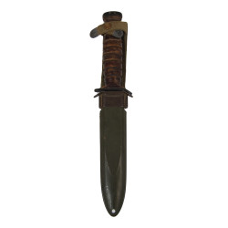 Knife, Trench, USM3, CAMILLUS on Guard, with USM8 Scabbard, 1st Type