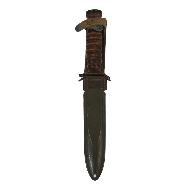 Knife, Trench, USM3, CAMILLUS on Guard, with USM8 Scabbard, 1st Type