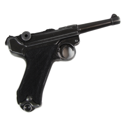 Pistolet Luger P08, aspect patiné