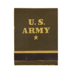 Pochette d'allumettes, US Army, complète