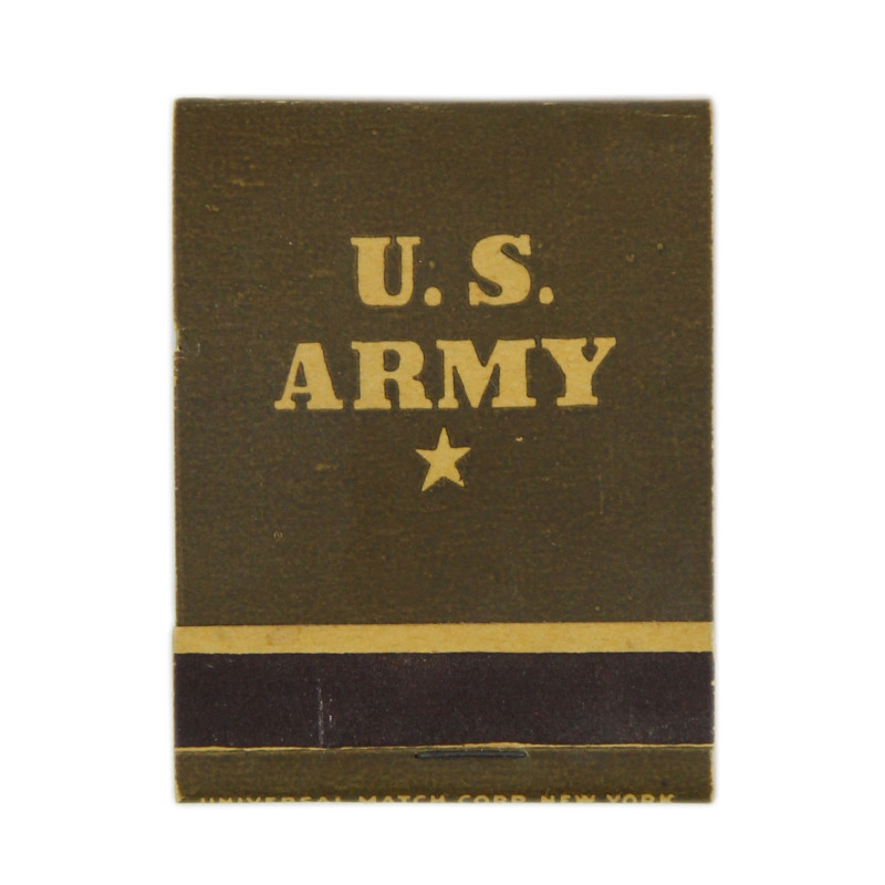 Pochette d'allumettes, US Army, complète