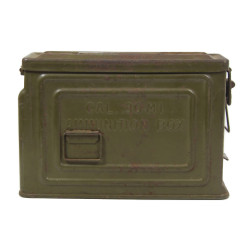 Box, Tin, Ammunition, .30 Caliber, Browning Machine Gun, CANCO