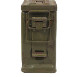 Box, Tin, Ammunition, .30 Caliber, Browning Machine Gun, CANCO