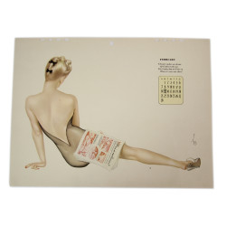 Pin up, Esquire, Alberto Vargas, février 1943