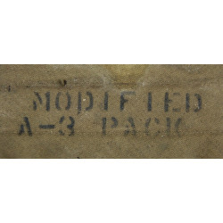 Enveloppe de parachute ventral, A-3, USAAF, PIONEER PARACHUTE CO., INC. 1943