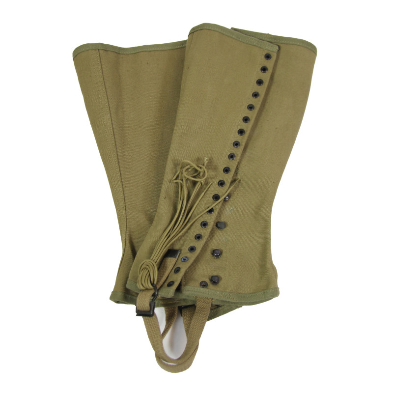 Leggings, Canvas, US Army, 3L, FRASER PRODUCTS CO. 1941