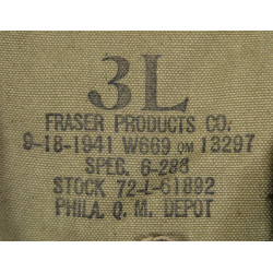 Guêtres en toile, US Army, 3L, FRASER PRODUCTS CO. 1941