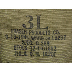 Leggings, Canvas, US Army, 3L, FRASER PRODUCTS CO. 1941