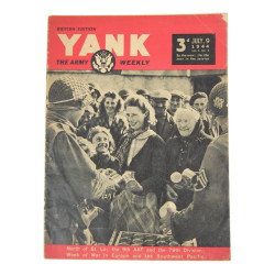 Magazine, YANK, July 9, 1944, Hiesville, 101st Airborne Division