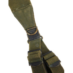 Suspenders, Belt, M-1936, HINSON MFG. CO. 1943, Camouflaged