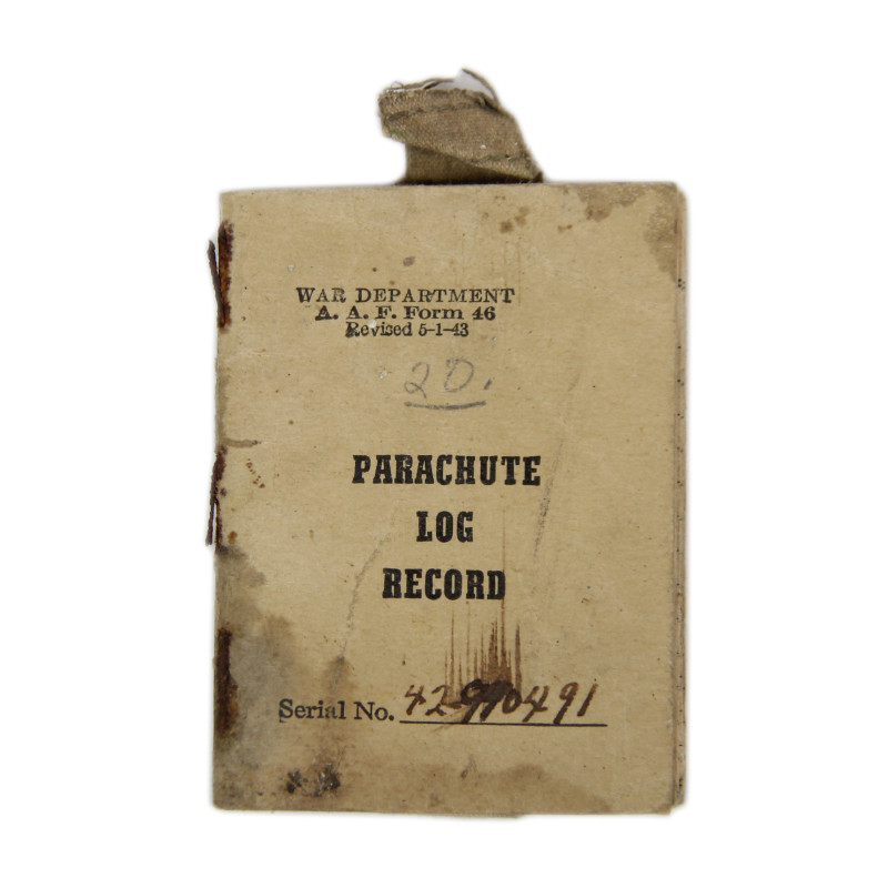 Record, Log, Parachute, AN 6513-1A, Foster Field, Texas