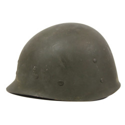 Helmet, M1, Fixed Loops, INLAND Liner, Green A Washers, 1st Lieutenant