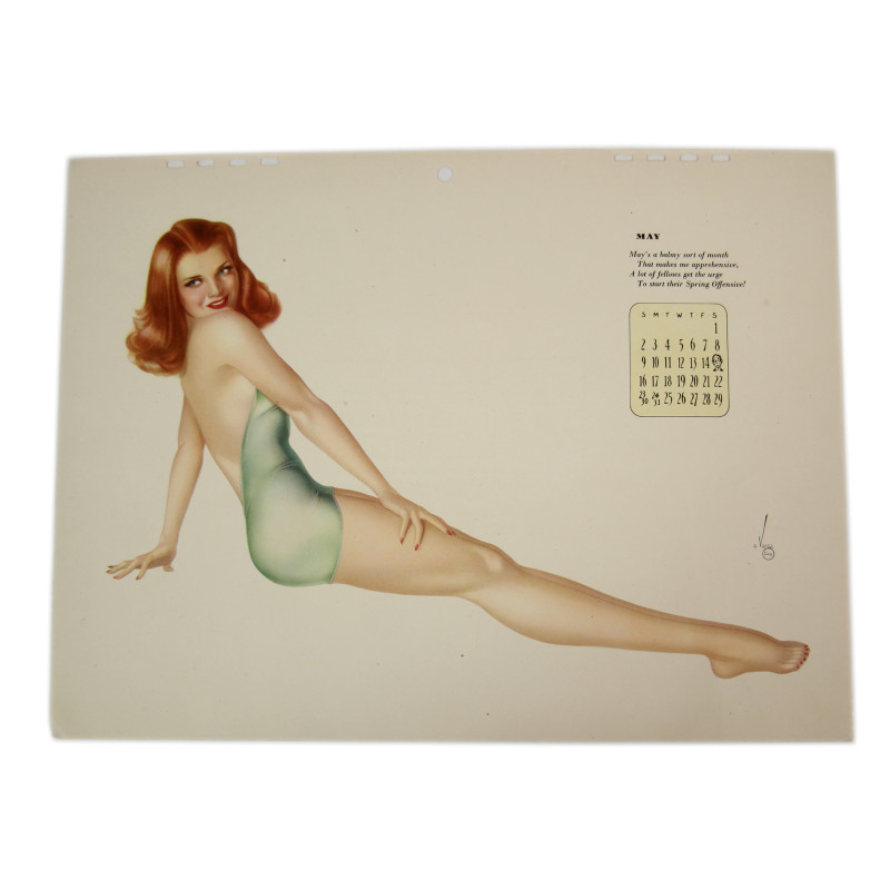 Girl, Pin-Up, Esquire, Alberto Vargas, May 1943