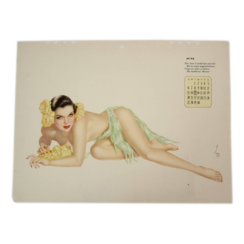 Pin up, Esquire, Alberto Vargas, juin 1943