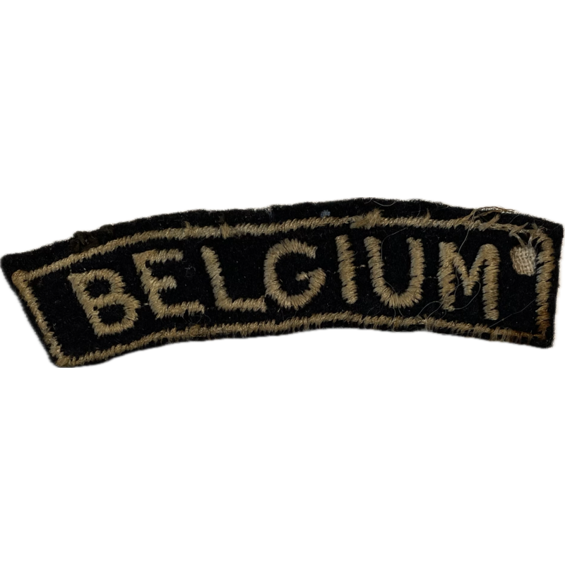 Shoulder Title, BELGIUM, Royal Air Force, Officer, RAF