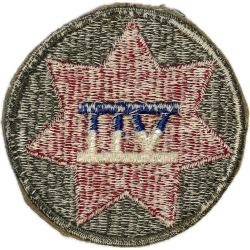 Insigne, VII Corps, US Army, Utah Beach, Ardennes