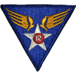 Patch, 12th Air Force, USAAF, MTO