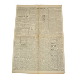 Newspaper, Belgian, Le Soir, June 22, 1944