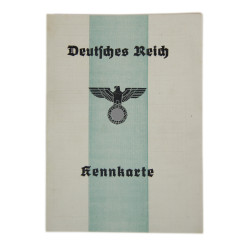 Identity, Card, German, Deutsches Reich Kennkarte, Blank