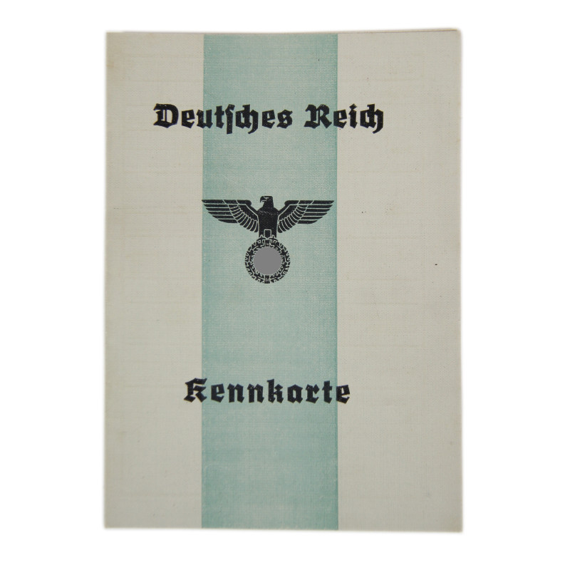 Carte d'identité allemande, Deutsches Reich Kennkarte, vierge