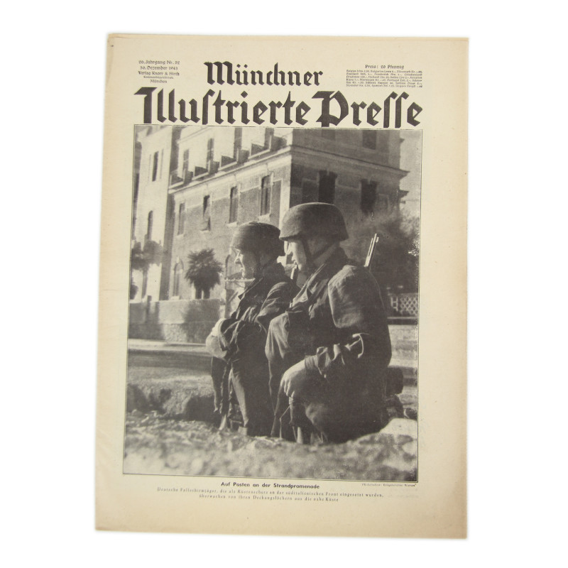 Magazine, Münchner Illustrierte Presse, December 30, 1943, Fallschirmjäger